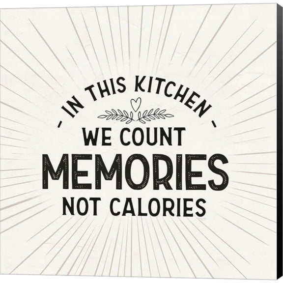 Great Art Now Kitchen Art III-Count Memories by Tara Reed, Canvas Wall Art, 12W x 12H