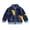 Blue, variant on Toddler Boys Girls Dinosaur Print Fleece Bomber Jacket Zip Up Warm Coat 2-3 Years Kids Fall Winter Coats