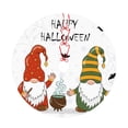 thumbnail image 5 of XMXY Halloween Christmas Tree Skirt, Holiday Cute Gnomes Broom Holiday Party Indoor Decorations Ornaments, 48" Inch, 5 of 5