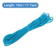 thumbnail image 2 of Uxcell Twisted Cord Trim 11 Yard 0.12 inch 3-Ply Twine Braided Rope Shiny Thread String for Craft Gift Bag Curtain Sky Blue, 2 of 7
