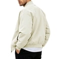 thumbnail image 5 of StSilkitty Lightweight Jacket for Men Solid Color Long Sleeve Full Zip Jacket Coat with Pockets Loose Casual Outerwear, 5 of 7