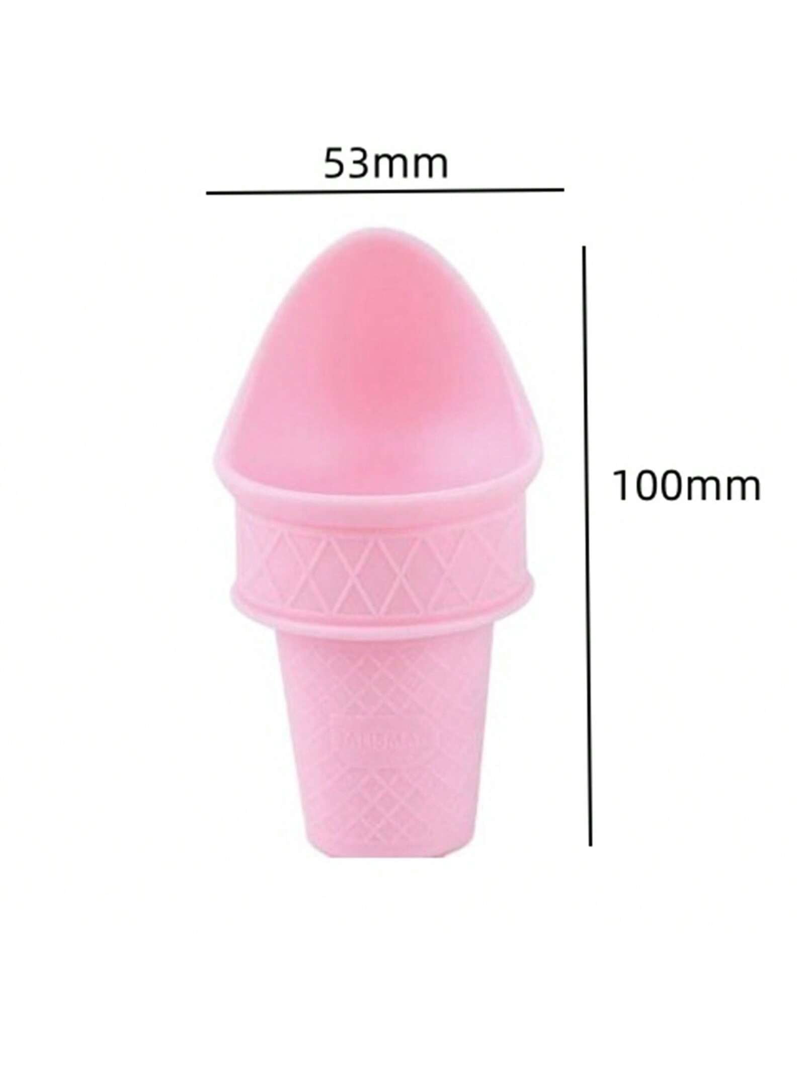 EastVita Silicone Ice Cream Cone Holder.4 Pcs Mini Ice Cream Scoop Cone.Ice Cream Cone. Reusable Ice Cream Cones .Ice Cream Cup Spoon For Birthday Party