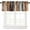 Wood-17, variant on Rustic Barn Door Valance Curtain Colorful Farmhouse Wooden Western Wood Cabin Country Windows Short Curtain Valances for Kitchen Living Room Farmhouse Decor with Rod Pocket, One Panel 54X18 Inches