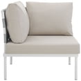 thumbnail image 2 of Modway Harmony Outdoor Patio Aluminum Corner Sofa, Multiple Colors, 2 of 4