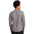 thumbnail image 4 of Hanes Sport Cool DRI Men's Performance Long Sleeve T-Shirt, Value 2-Pack Graphite XL, 4 of 5