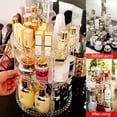 thumbnail image 2 of Kupink Beauty Organizer Make Up Kosmetik Organizer 360°Drehbar Aufbewahrung Kosmetikbox schminkorganiser für Dresser Schlafzimmer Badezimmer Transparente Vhermosa WL-00491, 2 of 8