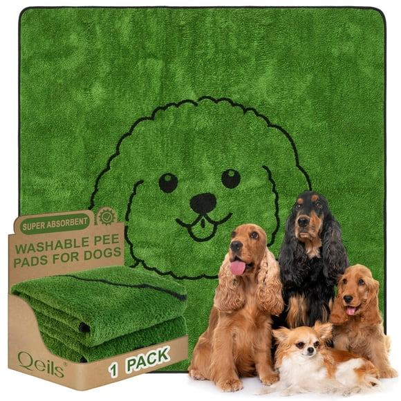 Alfombrillas de Entrenamiento para Cachorros Qeils Lavables para Perros 183x183 cm