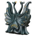 thumbnail image 1 of Estatua de cisne moderna, figura de resina, escultura animal, arte artesanal, coleccionable para Azul, 1 of 9