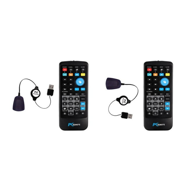 Receptor de controlador de telemando IR multifunción multimedia de 2 piezas para portátil perfke Nueva computadora receptora remota