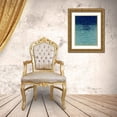 thumbnail image 3 of Olsen, Maggie 25x32 Gold Ornate Wood Framed with Double Matting Museum Art Print Titled - Ocean Current Blue II, 3 of 4