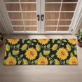 thumbnail image 2 of Black Green Stem Sunflower Pattern Door Rugs,Washable Non Slip Door Mats Indoor,Decorative Door Mats,Entry Mat Indoor for Entrance,Bedroom,Kitchen,Bathroom,16"x47", 2 of 6