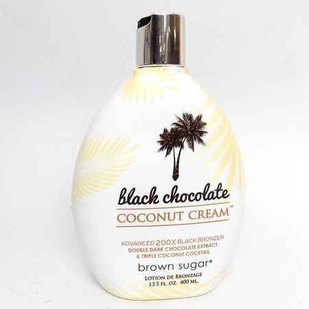 Brown Sugar BLACK CHOCOLATE COCONUT CREAM 200X Bronzer - 13.5 (Best Sunbed Cream Without Bronzer)