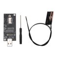 thumbnail image 2 of NGFF Adapter Card with SIM Slot, M.2 KeyB to USB3.0 4G 5G WWAN Module Adapter for , for WinCE, for Linux, and for OS X, 2 of 7