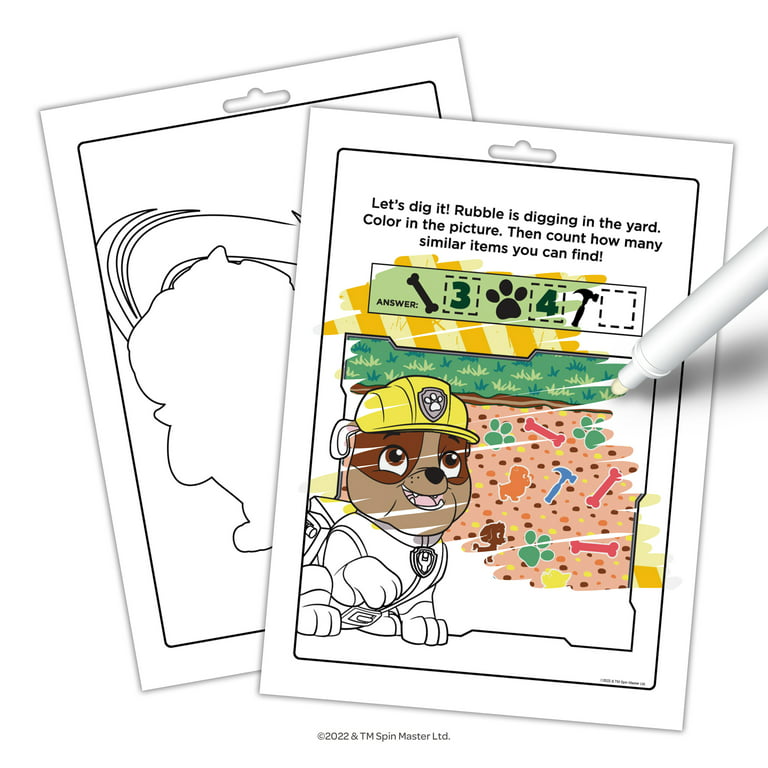 Imagine Ink® COLOR! PAW Patrol™ Mess Free Coloring Pad & Marker