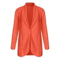 thumbnail image 3 of Tejiojio Clearance Jackets Fashion Women Autumn And Winter Solid Color Long sleeve Small Suit Jacket, 3 of 6