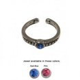 thumbnail image 1 of Toe Rings Silver Tone Simple Jeweled Adjustable Metal by BodyJewelryOnline, 1 of 1