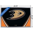 thumbnail image 3 of NHL Anaheim Ducks - Logo 21 Wall Poster, 22.375" x 34", Framed, 3 of 3