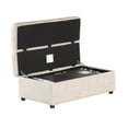 thumbnail image 6 of Miekor Furniture Twin Size Folding Ottoman Sleeper Bed with Mattress Convertible Guest Bed Light Gray W5UAAE, 6 of 9