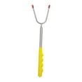 thumbnail image 3 of DOLITY BBQ Fourche Extensible Réutilisable Poignée en Bois Polyvalent Feu de Camp Jaune, 3 of 7