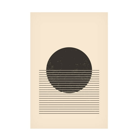 Trademark Fine Art jay stanley Black and White Line Series 1 Canvas Wall Art