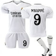 thumbnail image 1 of Garçons Filles Enfants RONALDO 7# KROOS 8# BELLINGHAM 5# MBAPPE 9# Maillot de Soccer Soccer, 1 of 2