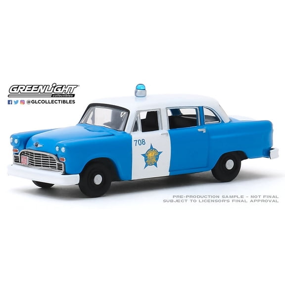 Greenlight 1:64 Hot Pursuit Series 34 1961 Checker Marathon City Of Chicago
