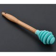 thumbnail image 1 of Silicona Honey Stick Mango de madera Silicona Honey Stirrer Honey Bee Sugar Stick Beat Milk Batter Herramientas para hornear (verde) (1pcs) LingWen 8390614680036, 1 of 1