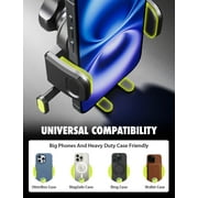 Bracketron OneClick Car Phone Mount for Dashboard, Windshield & Vent with 7 Gooseneck & 360° Rotation