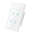 thumbnail image 1 of Wi-Fi Américain pour Interrupteur Tactile Mural Intelligent, Fonctionne avec Homekit, Fil Neutre, Double Mode, 1 of 1