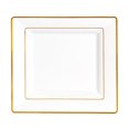 thumbnail image 3 of Disposable Plastic Party Dinnerware Set Square Edge (120-Person Package), 3 of 12