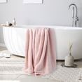 thumbnail image 5 of Matoen Coral Velvet Oversized Bath Towel Set 33.5x57 Inches, Ultra Soft Highly Absorbant Compact Quickdry & Lightweight Large Bath Towels, Ideal for Gym Travel Camp Pool - Blue, 5 of 6