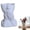 White, variant on Abstract Face Vase, Unique Human Form Figurine for Home Office Decor, PVC Material, 7.3 Inch Tall