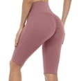 thumbnail image 3 of Women's Biker Shorts High Waist Butt Lift Yoga Workout Shorts with Hidden Pockets, 3 of 7