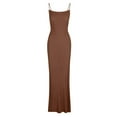 thumbnail image 3 of Slim Fit Sleeveless Bodycon Dress for Women - Casual Waist Defined Mini Dress for Elegant Look, 3 of 3