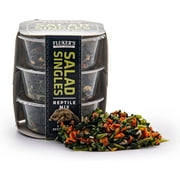 Salad Singles All Natural Reptile Mix, Just Add Water, Each Pack Makes 2 oz of Food, for Bearded Dragons and Other Herbivores/Omnivores, 3,Pack 0.65 oz