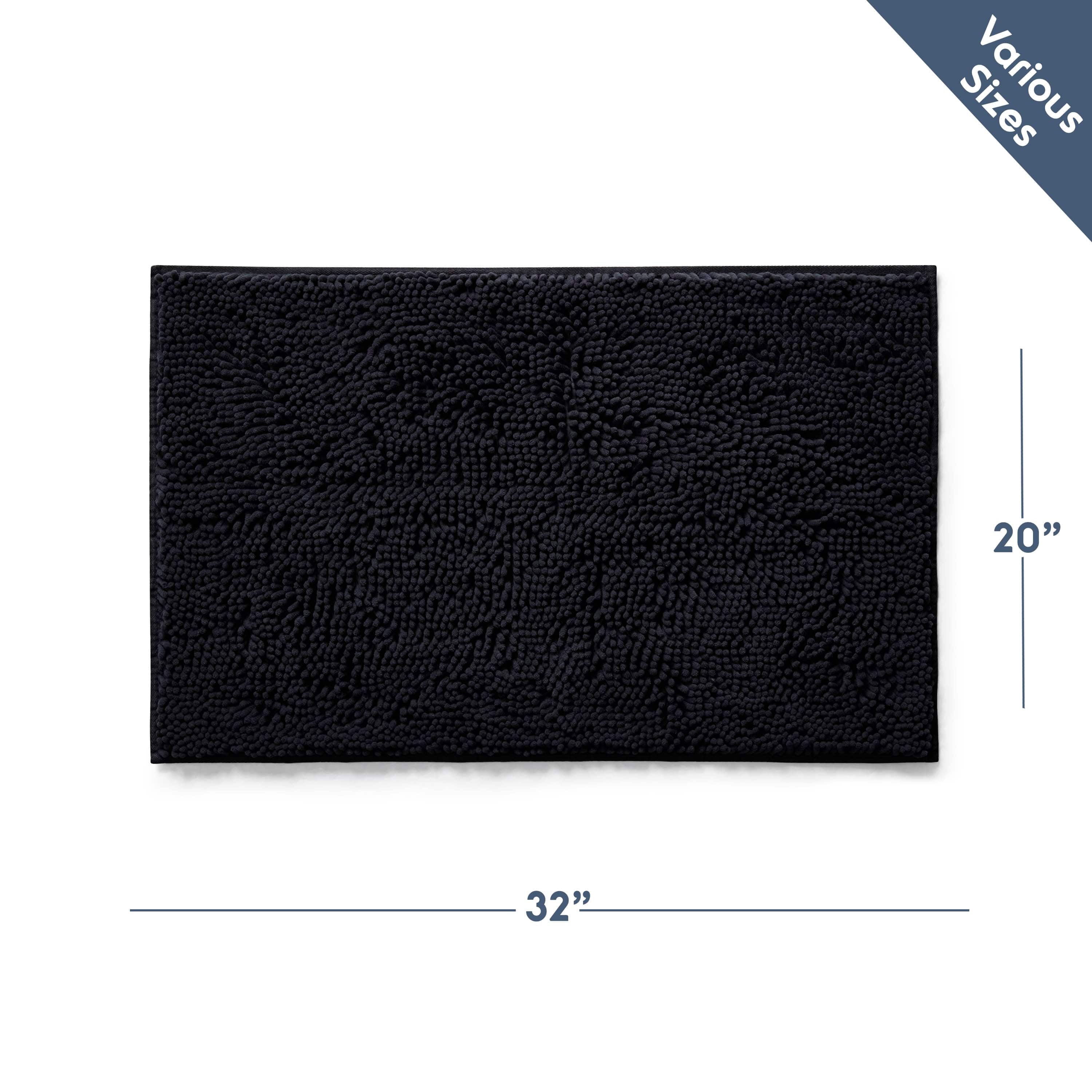 LammaLoe Bath Rug, Chenille Bathroom Rug, Absorbant Bath Mat For Bathroom Decor, Shower Mat 20x32