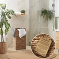 thumbnail image 2 of Casafield Laundry Hamper with Lid and Removable Liner Bag - Cinnamon Brown, Woven Water Hyacinth Square Laundry Basket for Clothes, 2 of 7