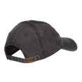 thumbnail image 4 of Volleyball Embroidered Washed Buckle Cap - Black OSFM, 4 of 5
