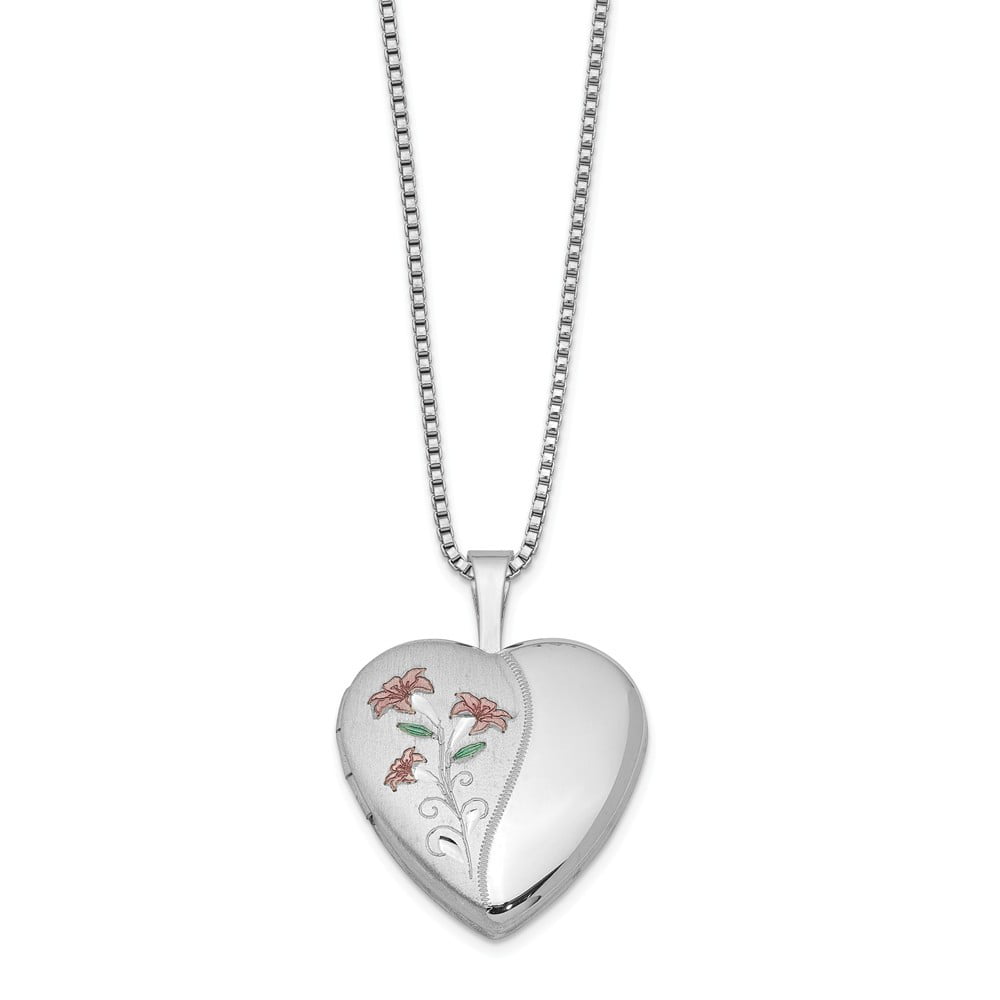 Roy Rose Jewelry Sterling Silver Heart Locket