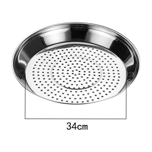 Birdeem Iron Pot Stainless Steel Steaming Tray Tray Tray Water Steaming Rack Versatile Stainless Steel Insert for Pot