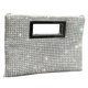 thumbnail image 2 of Bolso Hobo Noche para Mujer Con Cadena Diamantes Imitación Mano Magnético A Presión, 2 of 9