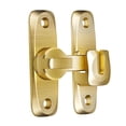 thumbnail image 1 of Cerradura para puerta corrediza de granero con pestillo abatible de 90 degree y 180 degree Oro brillante, 1 of 9