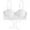 A1#-White, variant on Women Swimwear Top Sleeveless Bikini Shell Pattern Tank Top Swim Top Only Black,M