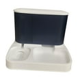 thumbnail image 4 of Dispensador de comida, cuenco de agua, recipiente para alimentación, fácil de limpiar, práctico cuenco para perros, comedero automático para gatitos y Azul, 4 of 8