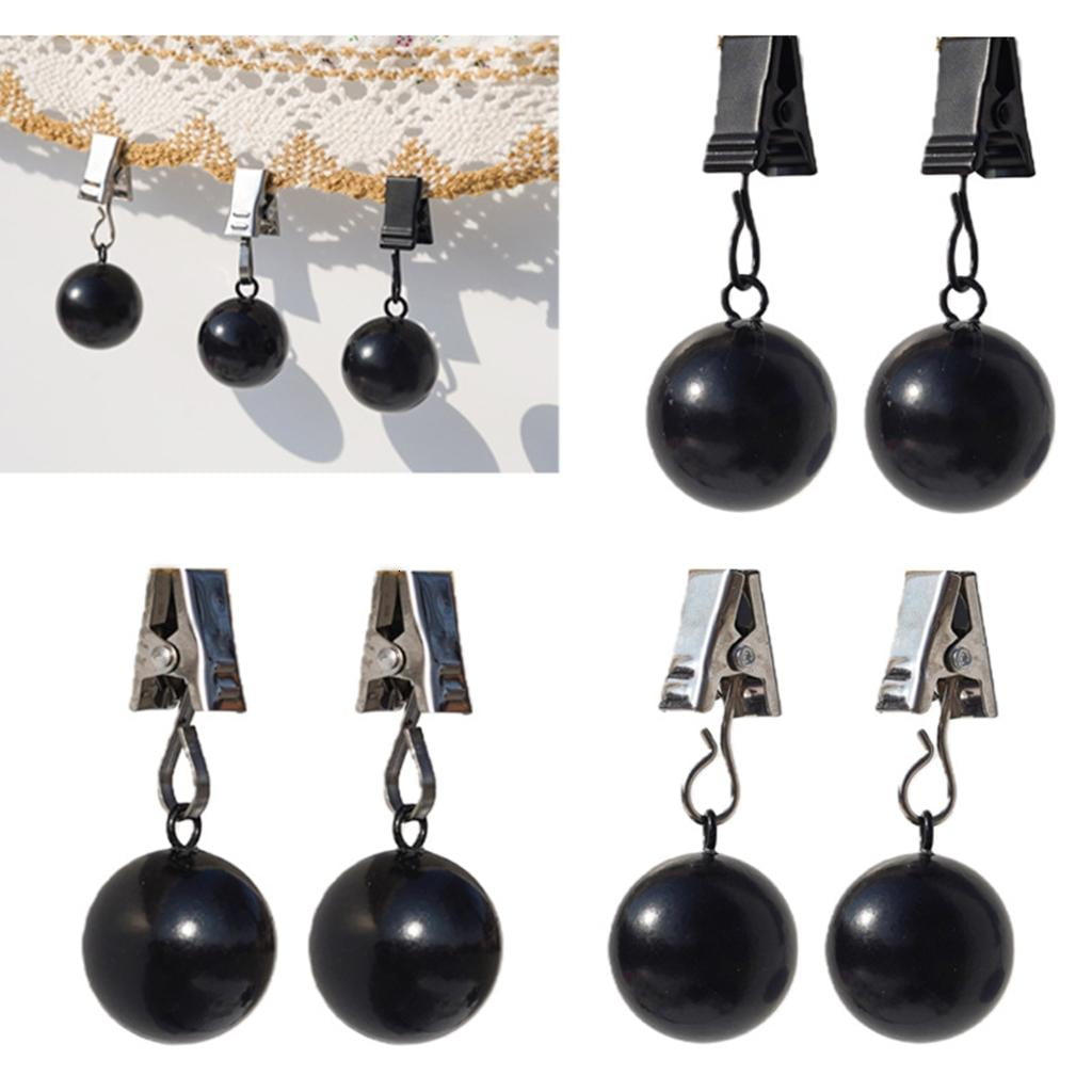 Giaone Outdoor Curtain Weights,Drapery Weights for Pergola,Metal Clip Down Curtain