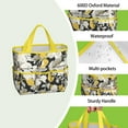 thumbnail image 4 of Garden Tool Bag,Pioneer Flower Floral Print Pattern Garden Tool Organizer,Garden Gifts,Waterproof Multi-Pocket Garden Tool Storage 11.8x5.5x11.4 Inch(Tools NOT Included), 4 of 6
