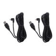 thumbnail image 1 of 2 Unids Portátil 5 V 2A Mini Cargadores USB Cable De Derecha Bend DVR Cable De Carga De Coches Camión Accesorio Hugo cable microusb, 1 of 7