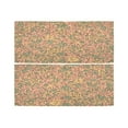 thumbnail image 3 of Peach Floral Tapestry Tier Curtains for Kitchen 57x24 Inch Semi Sheer Light Filtering Half Window Curtains 2 Panels, 3 of 8