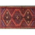 thumbnail image 1 of Ahgly Company Machine Washable Indoor Rectangle Traditional Sienna Brown Area Rugs, 5' x 8', 1 of 7