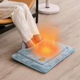 thumbnail image 1 of Heated Leg and Foot Warmer Pad with Fast 3-Second Heating, Adjustable Temperature Settings, Auto Shut-Off Timer and Safety Protection for Office, Bed and Home Use, Extra Large 58x38cm, 1 of 7